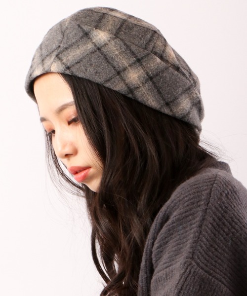 セール Gf Over Hunting 3way チェックハンチング ハンチング ベレー帽 Sense Of Grace センスオブグレース のファッション通販 Zozotown