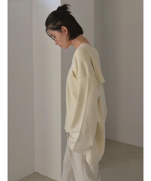 AMERICAN HOLIC(アメリカンホリック)の「セーラーカラーニットプルオーバー(ニット/セーター・レディース・ブラウン/アイボリー・M/L)」の6枚目の写真