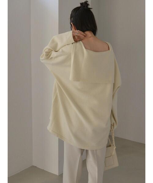 AMERICAN HOLIC(アメリカンホリック)の「セーラーカラーニットプルオーバー(ニット/セーター・レディース・ブラウン/アイボリー・M/L)」の7枚目の写真