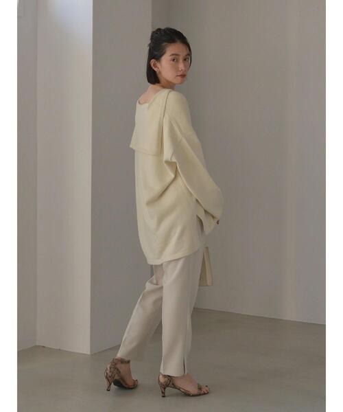 AMERICAN HOLIC(アメリカンホリック)の「セーラーカラーニットプルオーバー(ニット/セーター・レディース・ブラウン/アイボリー・M/L)」の13枚目の写真