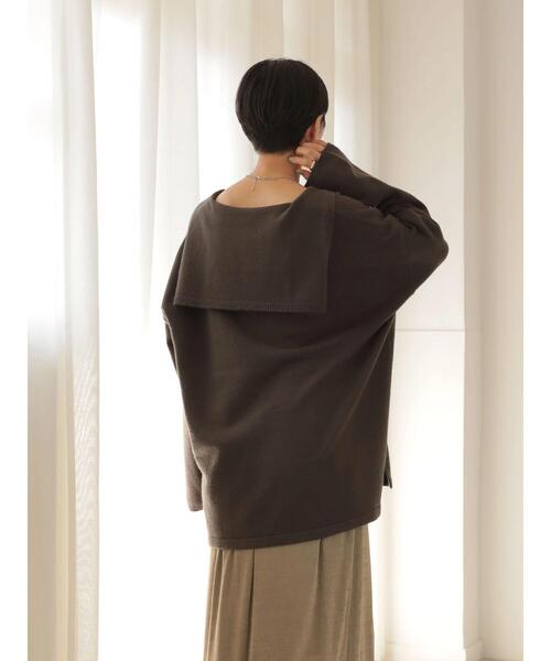 AMERICAN HOLIC(アメリカンホリック)の「セーラーカラーニットプルオーバー(ニット/セーター・レディース・ブラウン/アイボリー・M/L)」の19枚目の写真