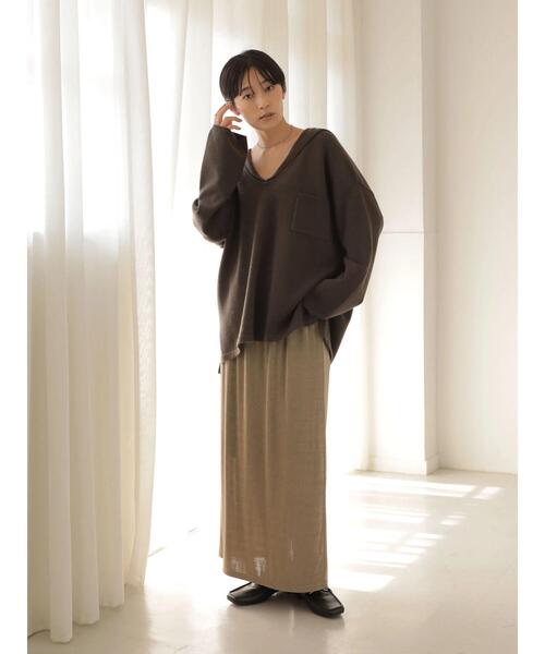 AMERICAN HOLIC(アメリカンホリック)の「セーラーカラーニットプルオーバー(ニット/セーター・レディース・ブラウン/アイボリー・M/L)」の22枚目の写真