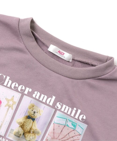 algy（アルジー）の「/クマ転写プリントトレーナー（スウェット・キッズ・ピンク/サックスブルー/ベージュ・SMALL/X-SMALL/MEDIUM/XX-SMALL）」の7枚目の写真
