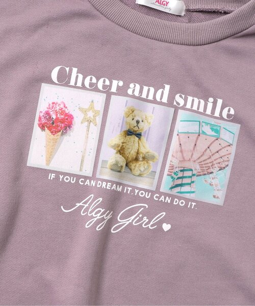 algy（アルジー）の「/クマ転写プリントトレーナー（スウェット・キッズ・ピンク/サックスブルー/ベージュ・SMALL/X-SMALL/MEDIUM/XX-SMALL）」の8枚目の写真