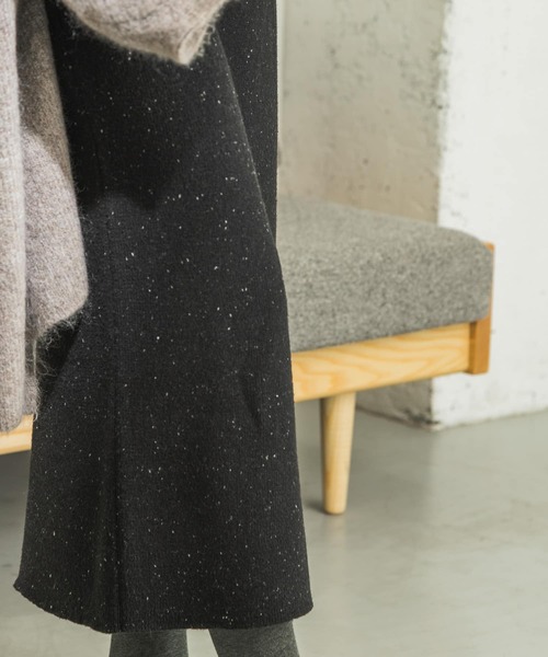 URBAN RESEARCH（アーバンリサーチ）の「Wフェイスニットスカート（スカート・レディース・ブラック/ブラウン/オートミール・FREE）」の22枚目の写真