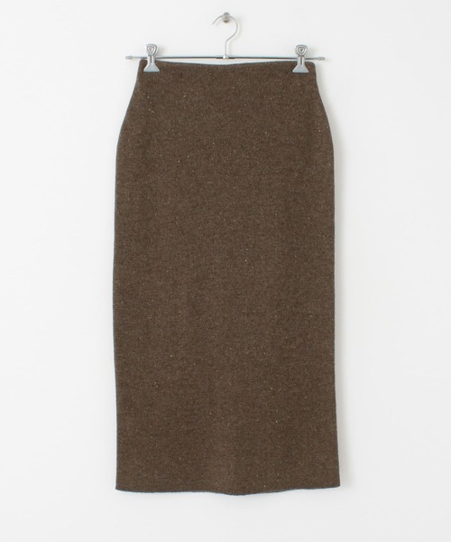 URBAN RESEARCH（アーバンリサーチ）の「Wフェイスニットスカート（スカート・レディース・ブラック/ブラウン/オートミール・FREE）」の5枚目の写真