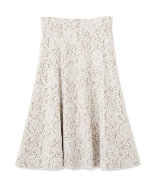 PROPORTION BODY DRESSING(プロポーションボディドレッシング)の「レースボンディングフレアスカート / 1211220115(スカート・レディース・ベージュ/ブルー・SMALL/MEDIUM/X-SMALL)」の12枚目の写真