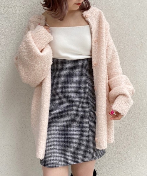 one after another NICE CLAUP(ワンアフターアナザーナイスクラップ)の「バックレースアップハイウエストミニスカート(スカート・レディース・ブラック/ブラック系その他/グレー系その他/モカ・FREE)」の22枚目の写真