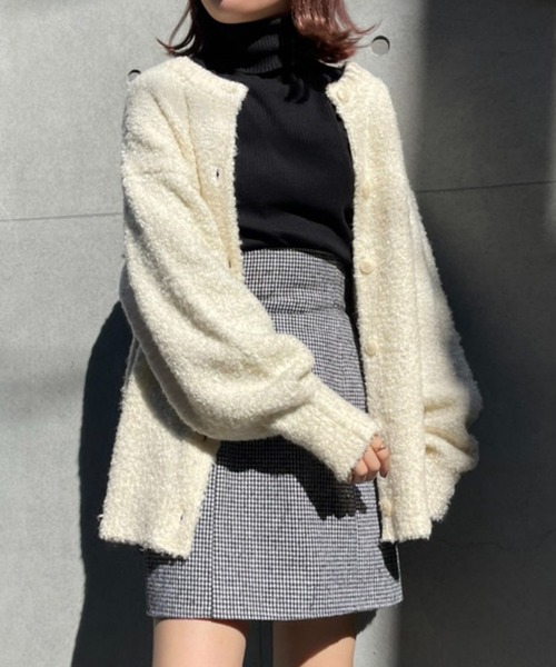 one after another NICE CLAUP(ワンアフターアナザーナイスクラップ)の「バックレースアップハイウエストミニスカート(スカート・レディース・ブラック/ブラック系その他/グレー系その他/モカ・FREE)」の20枚目の写真