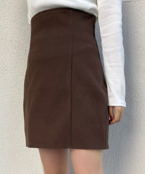 one after another NICE CLAUP(ワンアフターアナザーナイスクラップ)の「バックレースアップハイウエストミニスカート(スカート・レディース・ブラック/ブラック系その他/グレー系その他/モカ・FREE)」の12枚目の写真