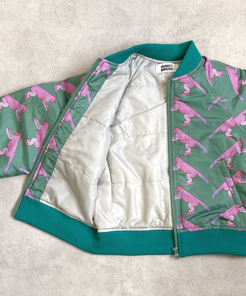 HOGAN RANCH WEAR（ホーガンランチウエア）の「ソウガラ中綿ブルゾン（80～150cm）（ブルゾン・キッズ・ライトブルー/オフホワイト/グリーン/チャコール・90/100/110/120/80/130/95/140/150）」の19枚目の写真