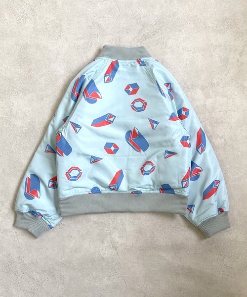 HOGAN RANCH WEAR（ホーガンランチウエア）の「ソウガラ中綿ブルゾン（80～150cm）（ブルゾン・キッズ・ライトブルー/オフホワイト/グリーン/チャコール・90/100/110/120/80/130/95/140/150）」の12枚目の写真