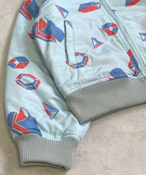 HOGAN RANCH WEAR（ホーガンランチウエア）の「ソウガラ中綿ブルゾン（80～150cm）（ブルゾン・キッズ・ライトブルー/オフホワイト/グリーン/チャコール・90/100/110/120/80/130/95/140/150）」の16枚目の写真