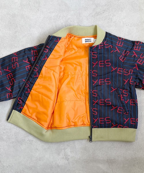 HOGAN RANCH WEAR（ホーガンランチウエア）の「ソウガラ中綿ブルゾン（80～150cm）（ブルゾン・キッズ・ライトブルー/オフホワイト/グリーン/チャコール・90/100/110/120/80/130/95/140/150）」の18枚目の写真