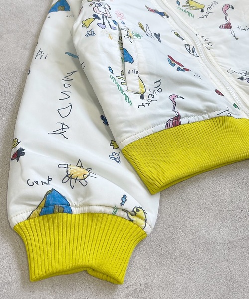 HOGAN RANCH WEAR（ホーガンランチウエア）の「ソウガラ中綿ブルゾン（80～150cm）（ブルゾン・キッズ・ライトブルー/オフホワイト/グリーン/チャコール・90/100/110/120/80/130/95/140/150）」の13枚目の写真