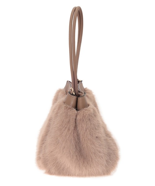 fifth（フィフス）の「スクエアファーハンドバッグ（ハンドバッグ・レディース・ブラック/モカ・FREE）」の8枚目の写真