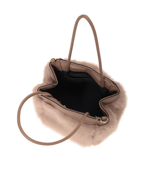 fifth（フィフス）の「スクエアファーハンドバッグ（ハンドバッグ・レディース・ブラック/モカ・FREE）」の12枚目の写真