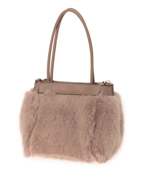 fifth（フィフス）の「スクエアファーハンドバッグ（ハンドバッグ・レディース・ブラック/モカ・FREE）」の7枚目の写真