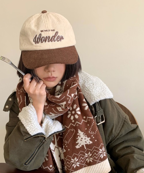 MGV(エムジーヴィー)の「コーデュロイベースボールキャップ(キャップ・メンズ・ブラック/ネイビー/ブラウン/ワイン・FREE)」の3枚目の写真