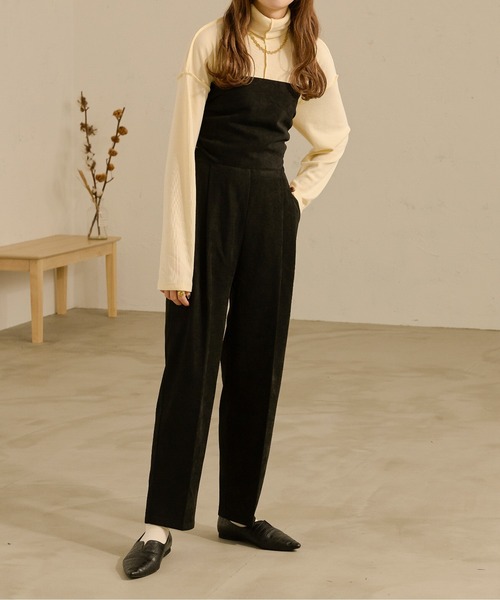 Ambre Neige（アンブルネージュ）の「マルチウェイパンツ／【WEB/EC限定商品】（サロペット/オーバーオール・レディース・ブラック/ダークブラウン/ライトブラウン・FREE）」の11枚目の写真