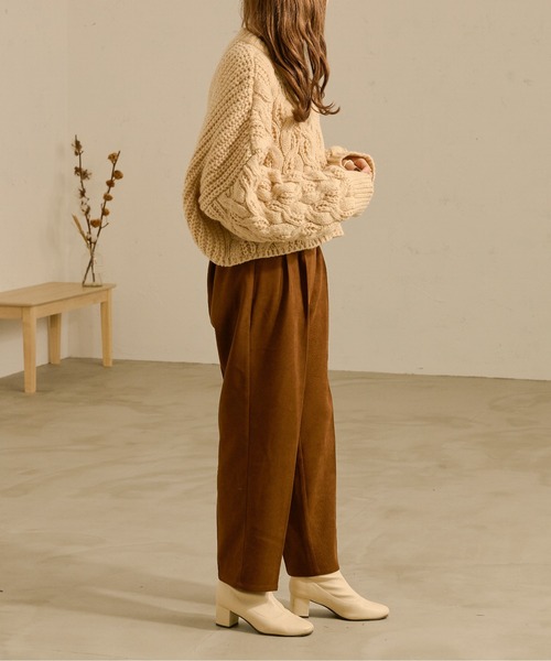 Ambre Neige（アンブルネージュ）の「マルチウェイパンツ／【WEB/EC限定商品】（サロペット/オーバーオール・レディース・ブラック/ダークブラウン/ライトブラウン・FREE）」の8枚目の写真