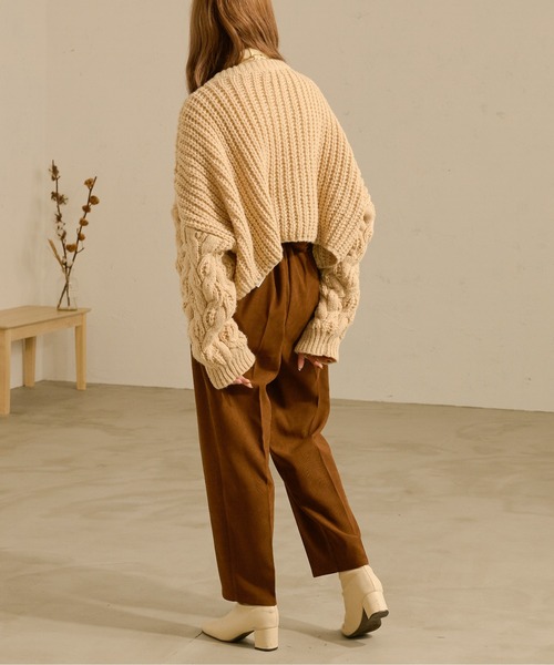 Ambre Neige（アンブルネージュ）の「マルチウェイパンツ／【WEB/EC限定商品】（サロペット/オーバーオール・レディース・ブラック/ダークブラウン/ライトブラウン・FREE）」の9枚目の写真