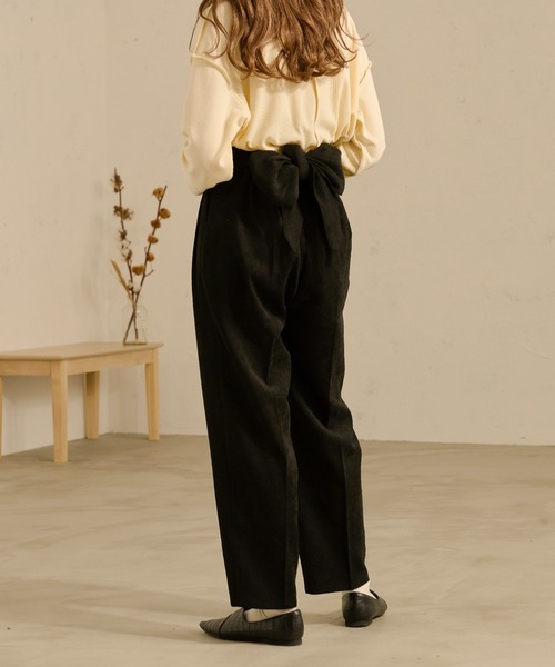 Ambre Neige（アンブルネージュ）の「マルチウェイパンツ／【WEB/EC限定商品】（サロペット/オーバーオール・レディース・ブラック/ダークブラウン/ライトブラウン・FREE）」の15枚目の写真