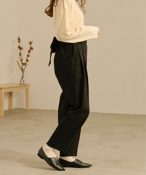 Ambre Neige（アンブルネージュ）の「マルチウェイパンツ／【WEB/EC限定商品】（サロペット/オーバーオール・レディース・ブラック/ダークブラウン/ライトブラウン・FREE）」の14枚目の写真