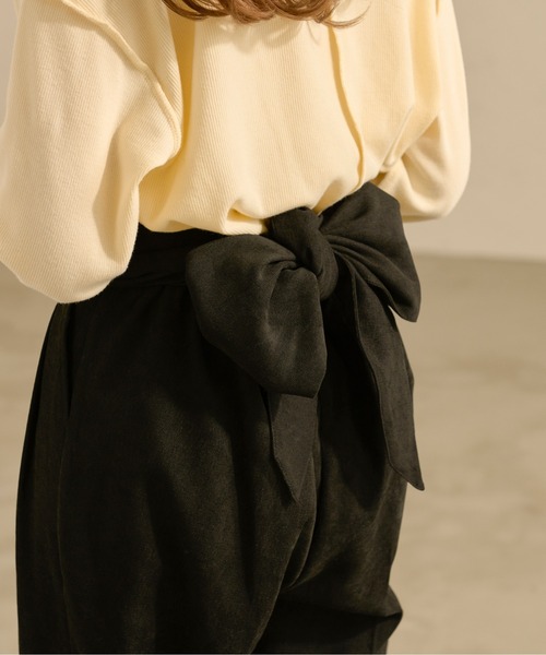 Ambre Neige（アンブルネージュ）の「マルチウェイパンツ／【WEB/EC限定商品】（サロペット/オーバーオール・レディース・ブラック/ダークブラウン/ライトブラウン・FREE）」の16枚目の写真