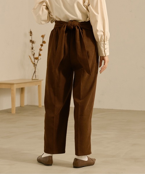 Ambre Neige（アンブルネージュ）の「マルチウェイパンツ／【WEB/EC限定商品】（サロペット/オーバーオール・レディース・ブラック/ダークブラウン/ライトブラウン・FREE）」の19枚目の写真