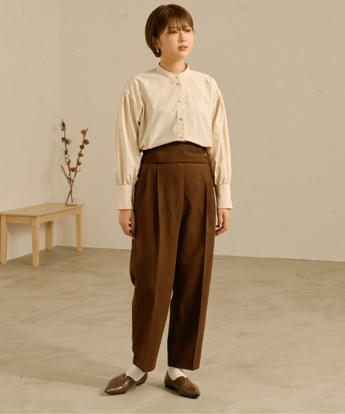 Ambre Neige（アンブルネージュ）の「マルチウェイパンツ／【WEB/EC限定商品】（サロペット/オーバーオール・レディース・ブラック/ダークブラウン/ライトブラウン・FREE）」の20枚目の写真