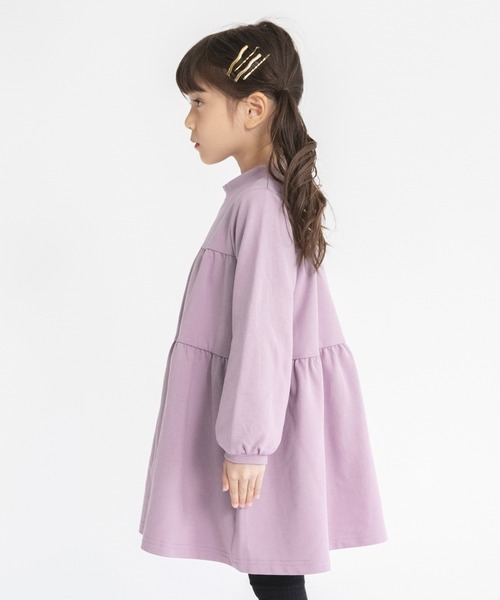 BRANSHES（ブランシェス）の「【WEB限定】ティアードワンピース（ワンピース・キッズ・ブラック/ベージュ/ラベンダー・130/100/150/110/120/140）」の20枚目の写真