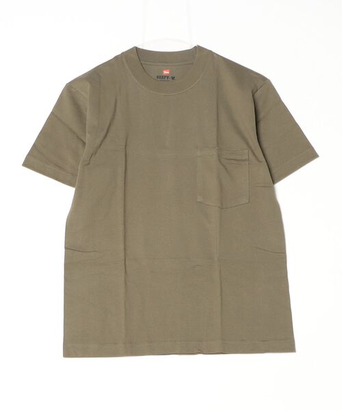 HANES(ヘインズ)の「Hanes ヘインズ 半袖 Tシャツ メンズ レディース ポケT ポケット付き ユニセックス 無地(Tシャツ/カットソー・メンズ・グリーン系その他/レッド系その他/グレー/グリーン/ダークグレー/ネイビー/パープル/ホワイト/ブラック/レッド/イエロー/チャコールグレー/ブルー/グリーン系その他2・LARGE/X-LARGE/MEDIUM/SMALL/X-SMALL)」の8枚目の写真