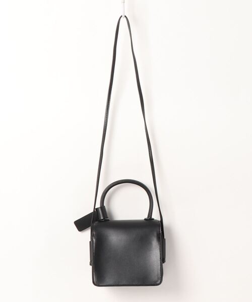 CPCM（シーピーシーエム）の「ボックスミニショルダーバッグ（ショルダーバッグ・レディース・オレンジ/ブラック/アイボリー・FREE）」の4枚目の写真