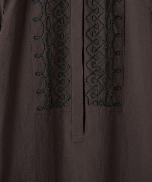Steven Alan(スティーブンアラン)の「<Steven Alan>CORD EMBROIDERY SKIPPER DRESS/ワンピース ∴(ワンピース・レディース・ダークブラウン/ナチュラル・S/M)」の13枚目の写真