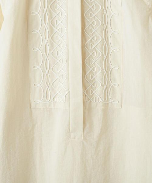 Steven Alan(スティーブンアラン)の「<Steven Alan>CORD EMBROIDERY SKIPPER DRESS/ワンピース ∴(ワンピース・レディース・ダークブラウン/ナチュラル・S/M)」の22枚目の写真