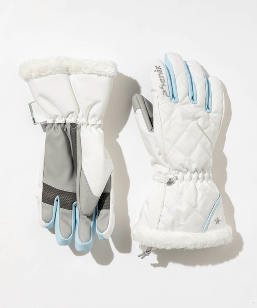 phenix(フェニックス)の「phenix(フェニックス)Phenix Fur Girl's Gloves キッズ/スキーウェア/グローブ(手袋・キッズ・ピンク/ブラック/ホワイト・M/S/L)」の2枚目の写真