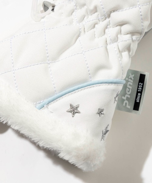phenix(フェニックス)の「phenix(フェニックス)Phenix Fur Girl's Gloves キッズ/スキーウェア/グローブ(手袋・キッズ・ピンク/ブラック/ホワイト・M/S/L)」の6枚目の写真