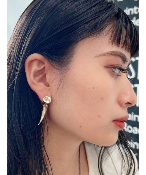 GYDA(ジェイダ)の「JEYSUS NAIRクロスピアス(ピアス(両耳用)・レディース・シルバー/ゴールド・FREE)」の10枚目の写真