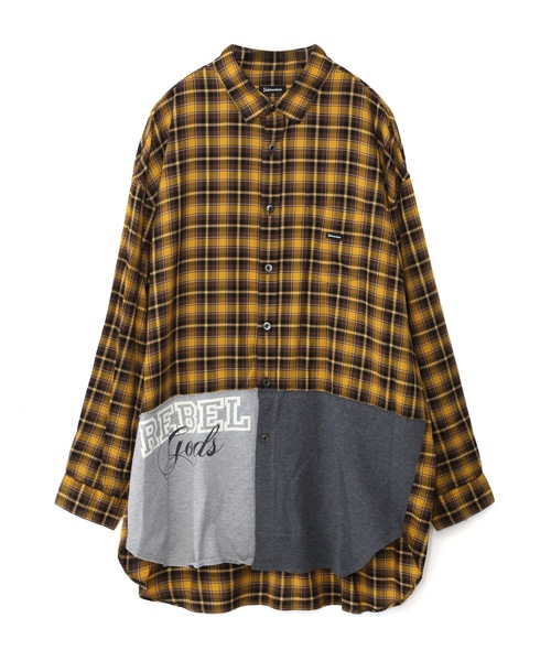 Undercoverism（アンダーカバイズム）の「UI1B4401（シャツ/ブラウス・メンズ・ブラック系その他/イエロー系その他/レッド系その他・2/3）」の3枚目の写真