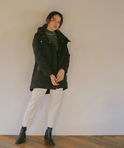 ReNorm（リノーム）の「マイクロコールダウンコート（ダウンジャケット/コート・レディース・ネイビー・M/L）」の8枚目の写真