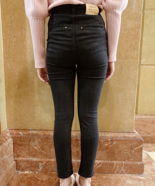 epine（エピヌ）の「スキニーデニムパンツ（デニムパンツ・レディース・ブルー・M）」の4枚目の写真