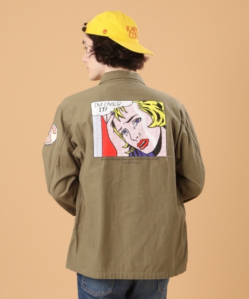 AVIREX(アヴィレックス)の「ユーティリティー シャツ ポスターパッチ / LONG SLEEVE UTILITY SHIRT "POSTER PATCH" / アヴィレックス / AVIREX(シャツ/ブラウス・メンズ・キナリ/ブラック系その他/オリーブ/カモフラージュ・MEDIUM/LARGE/X-LARGE/XX-LARGE)」の11枚目の写真