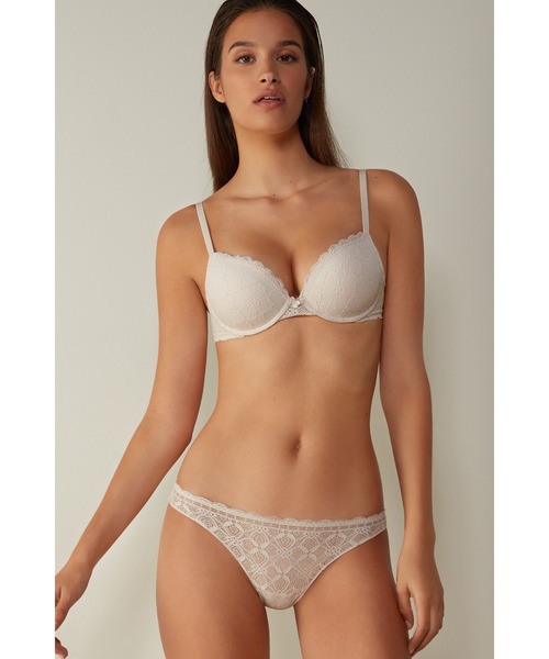 Intimissimi スーパープッシュアップブラ&ブラジリアンショーツ Pretty Flowers Gioia スーパープッシュアップブラ | Intimissimi