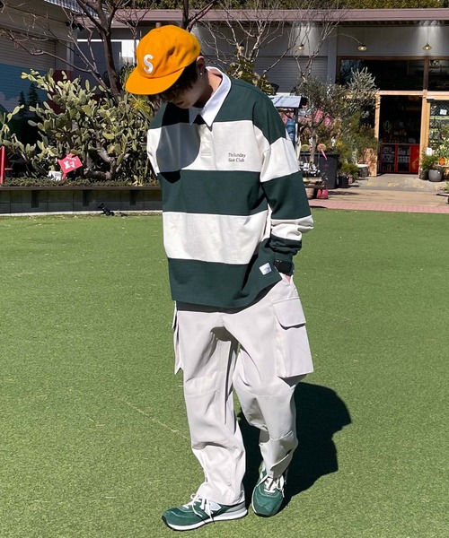 WEGO(ウィゴー)の「WEGO/M-47 ワイドパンツ(カーゴパンツ・メンズ・ライトグレー/カーキ/ロイヤルブルー・MEDIUM/LARGE)」の12枚目の写真