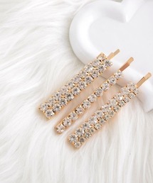 本物紫陽花❤️スワロ使用♪シルバーリボンのキラキラヘアピン❤️ 本物紫陽花❤️スワロ使用♪シルバーリボンのキラキラヘアピン❤️