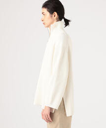 【美品♪】GALERIE VIEコットンシルクハーフジッププルオーバー GALERIE VIE コットンシルクハーフジッププルオーバー