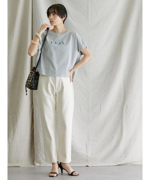 AMERICAN HOLIC（アメリカンホリック）の「ストレートパンツ（デニムパンツ・レディース・インディゴブルー/ナチュラル・S/M/L）」の16枚目の写真