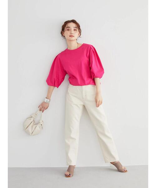 AMERICAN HOLIC（アメリカンホリック）の「ストレートパンツ（デニムパンツ・レディース・インディゴブルー/ナチュラル・S/M/L）」の18枚目の写真