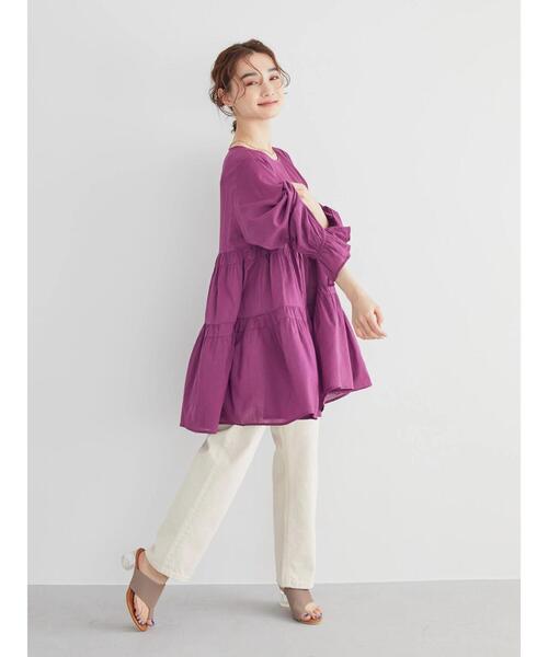 AMERICAN HOLIC（アメリカンホリック）の「ストレートパンツ（デニムパンツ・レディース・インディゴブルー/ナチュラル・S/M/L）」の20枚目の写真